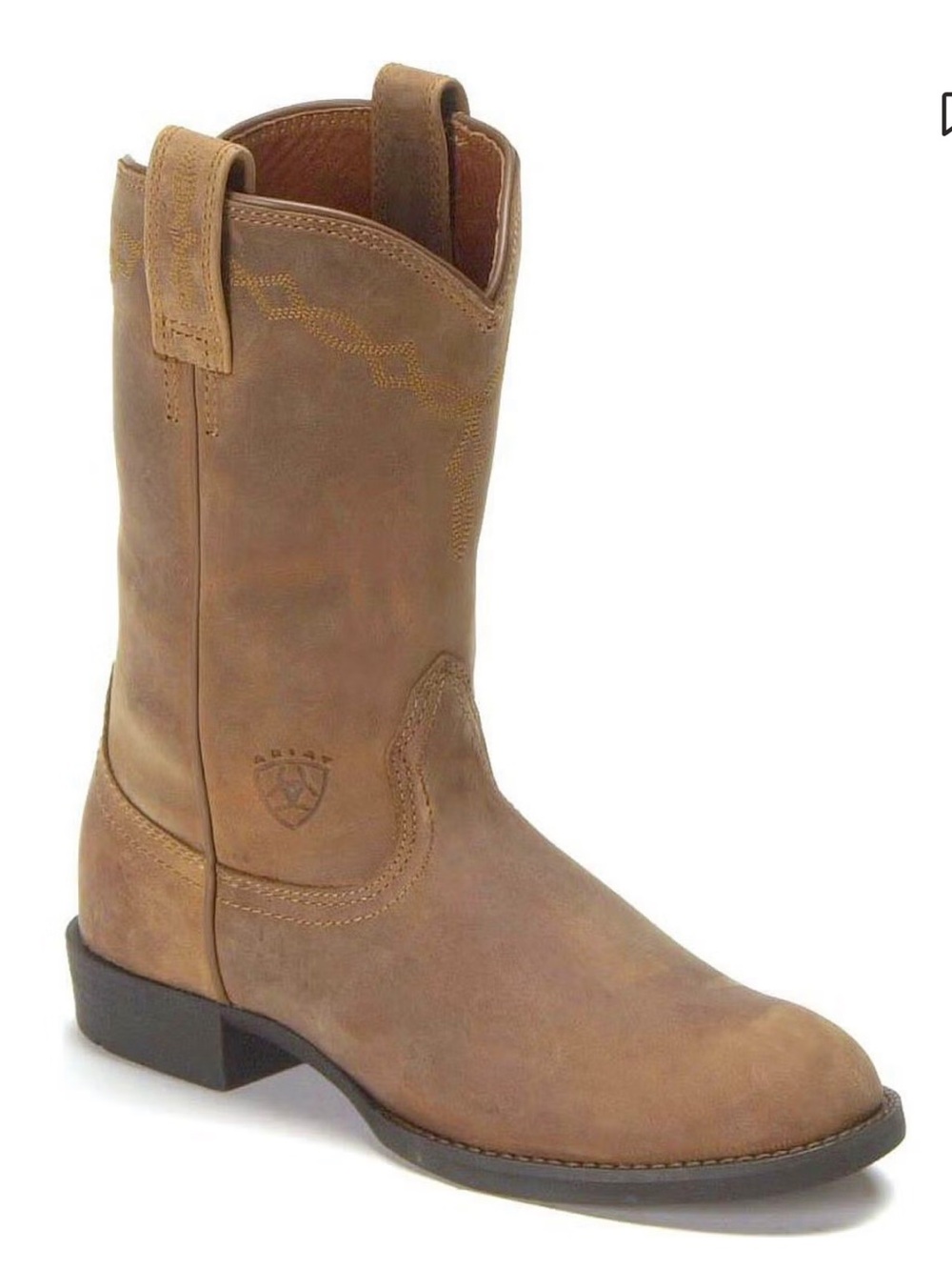 Ariat Heritage Roper Leather Western Work Boot *LIKE NEW CONDITION*